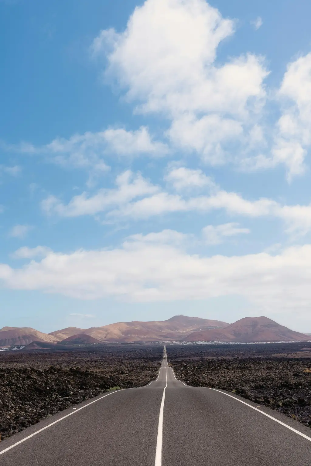Carretera hacia Timanfaya, Lanzarote