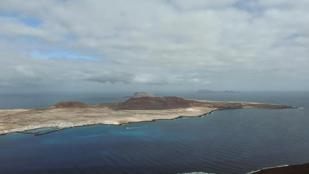 Vista panorámica de La Graciosa desde Lanzarote