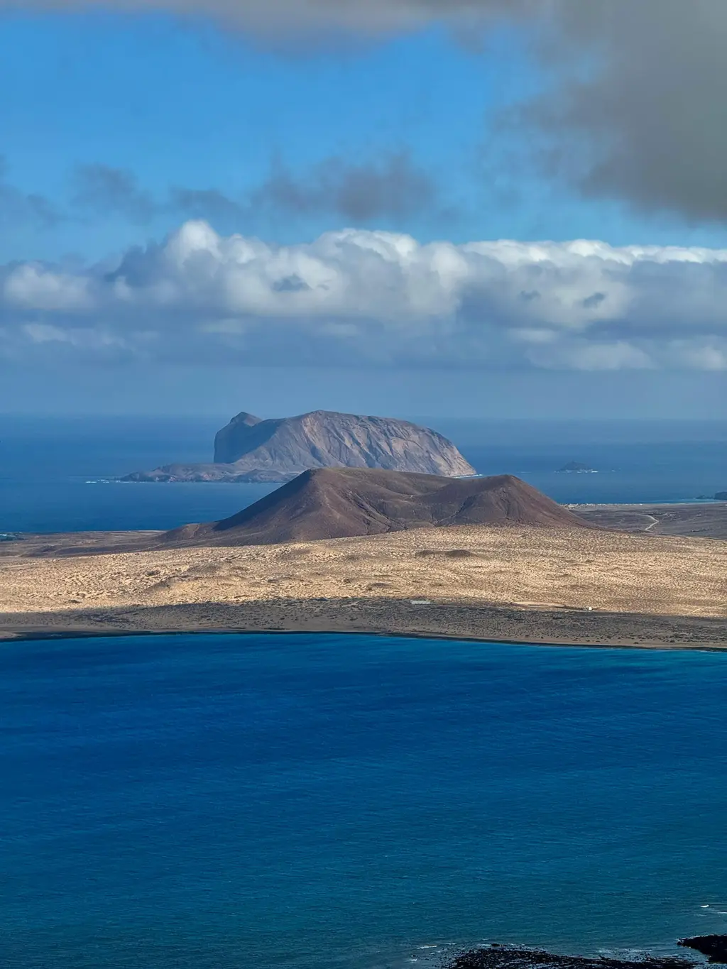 Vista de La Graciosa desde el Mirador del Río